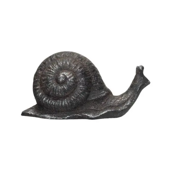 Hello Honey&reg; 6" Rust-Colored Cast Metal Snail Accent D&eacute;cor {3}