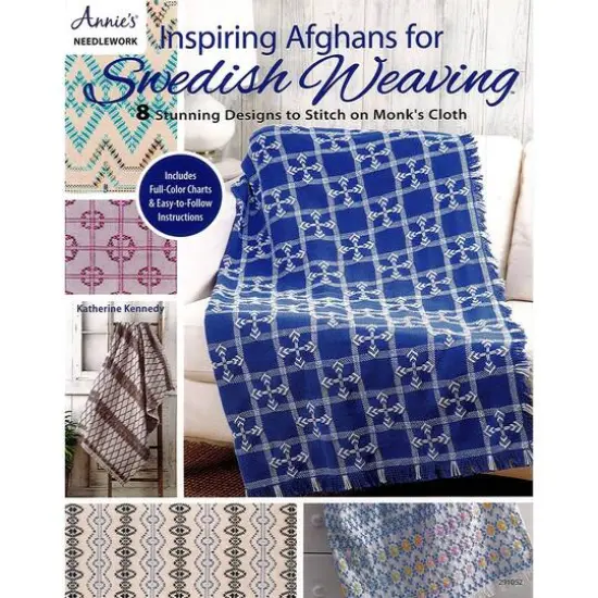 Annie's Inspiring Afghans For Swedish Weaving Book {1}