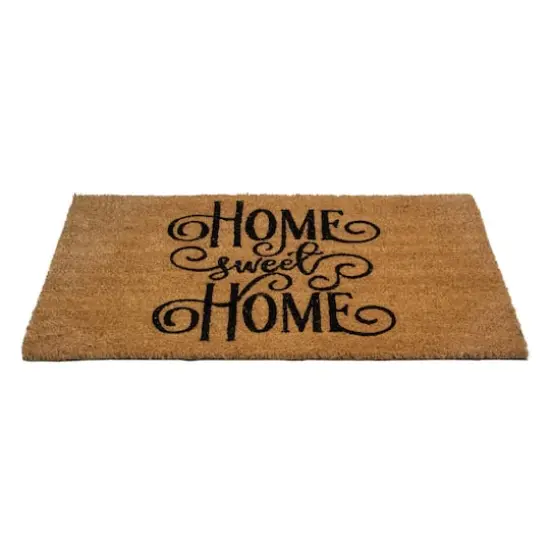 Natural Coir Home Sweet Home Doormat {4}