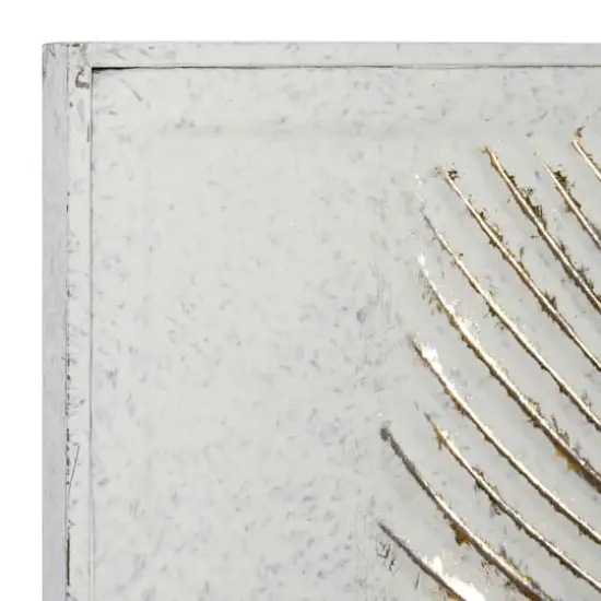 31" Gold Contemporary Feather Wall D&eacute;cor {5}