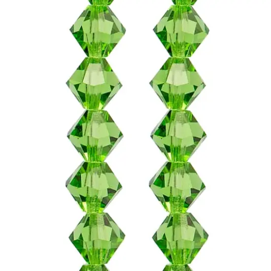 Preciosa Glass Crystal Bicone Beads, 6mm by Bead Landing&trade; Peridot {1}