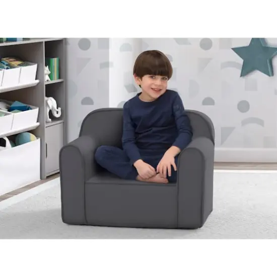 Delta Children Cozee Chair for Kids Dark Gray {4}