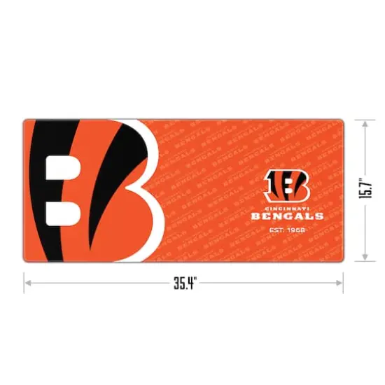 Logo Series Desk Pad Cincinnati Bengals {4}