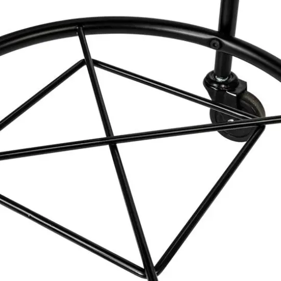 Household Essentials 32" Black Round Laundry Hamper {6}