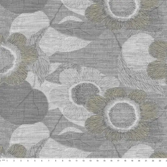 Springs Creative Modern Coastal Bellamy Raffia Gray Fabric {1}