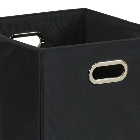 Household Essentials 23" Folding Laundry Hamper Black {8}