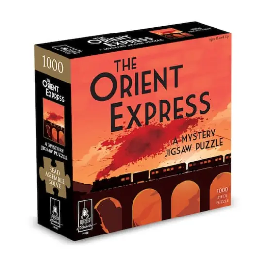 The Orient Express Classic Mystery 1,000 Piece Jigsaw Puzzle {1}