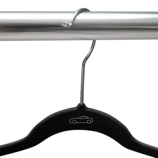 Simplify Kids Velvet Hangers, 25ct. Black {5}