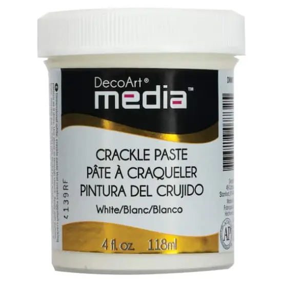 DecoArt&reg; Media&trade; White Crackle Paste {3}