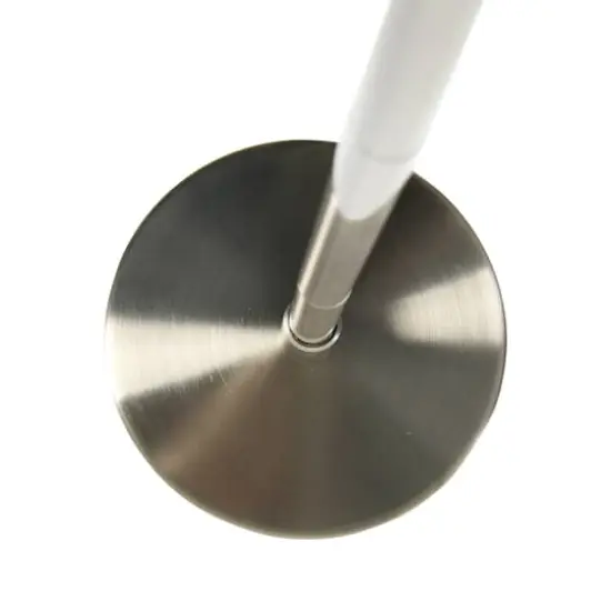 Hello Honey&reg; Robert Stevenson Lighting Harrison Metal Ceiling Light with Captured Linen Shade Black/Brushed Nickel {5}