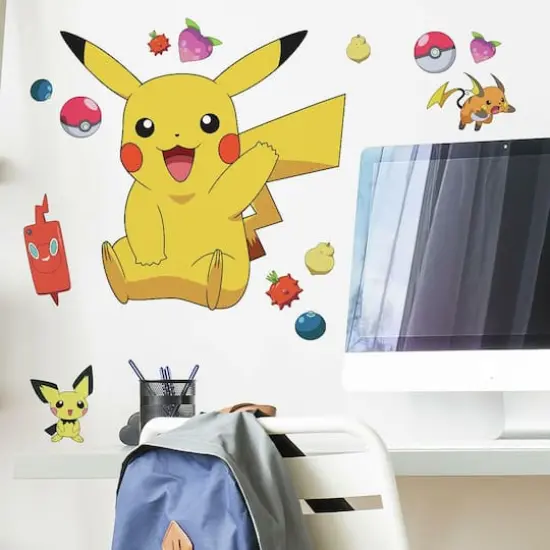 RoomMates Pikachu Peel & Stick Giant Wall Decal {3}