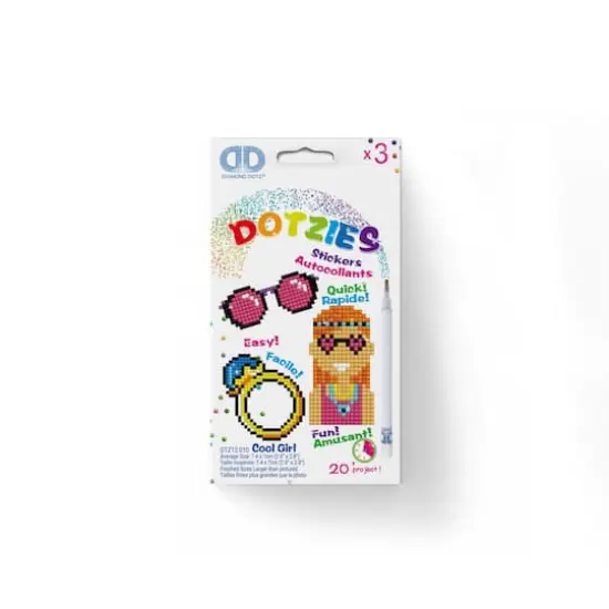 Diamond Dotz&reg; Dotzies&reg; Cool Girl Sticker Kit {3}