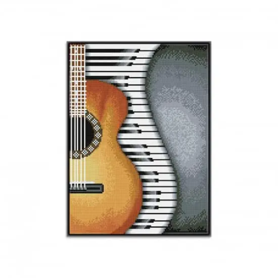 Diamond Dotz&reg; Intermediate Classical Jazz Pre-Framed Diamond Painting Kit {5}