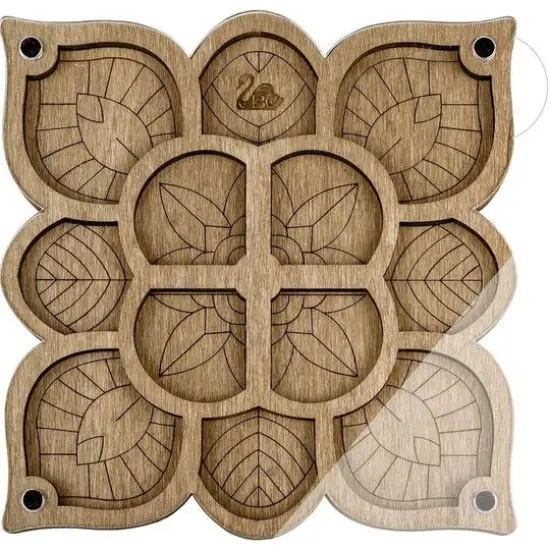 Wonderland Crafts 6" Mandala Bead Organizer with Transparent Cover {1}