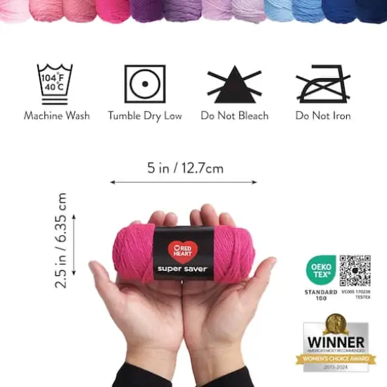 Red Heart&reg; Super Saver&reg; 12 Skein Super Craft Yarn Kit Gradients {9}