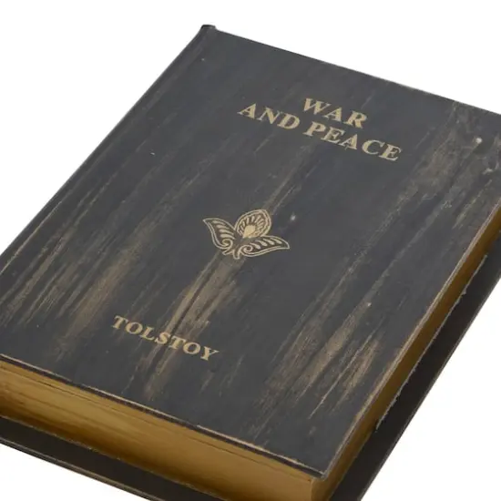 Brown Wooden Traditional Book Box Set {7}