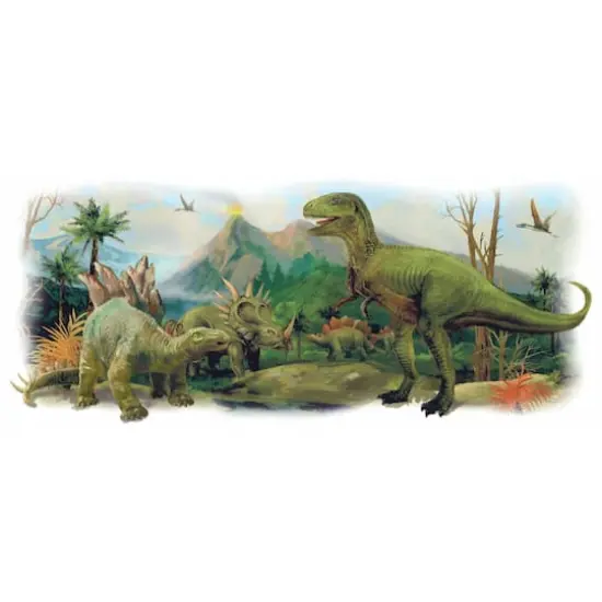 RoomMates Dinosaurs Scene Peel & Stick Wall Graphic {3}