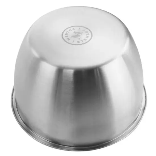 Martha Stewart Everyday 3qt. Stainless Steel Mixing Bowl with Plastic Lid {5}