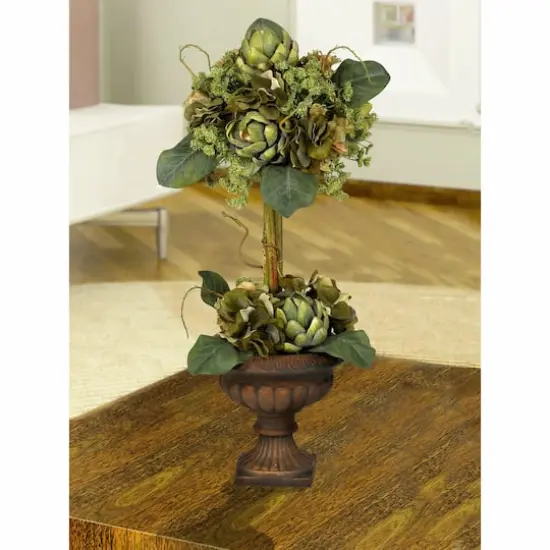 24" Artichoke Topiary Arrangement in Planter {3}