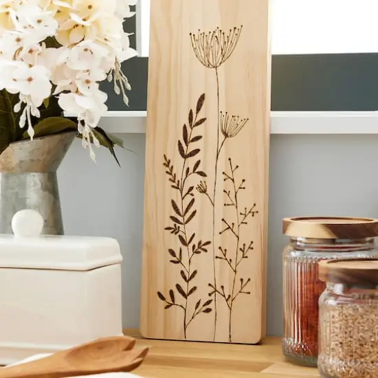 24" Pinewood Paddle Serving Board D&eacute;cor by Make Market&reg; {3}