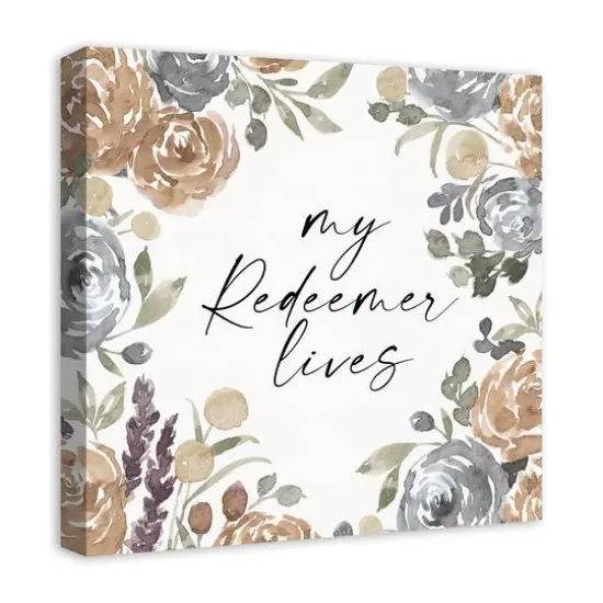 My Redeemer Lives Canvas Wall Art {3}