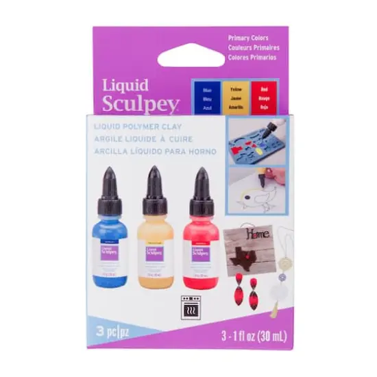 Liquid Sculpey&reg; Primary Multi-Pack {4}