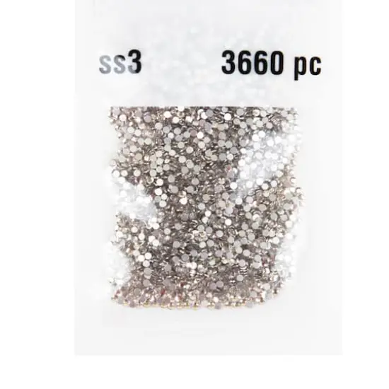 SS3 Glass Flatback Rhinestones by Bead Landing&trade; Clear {3}