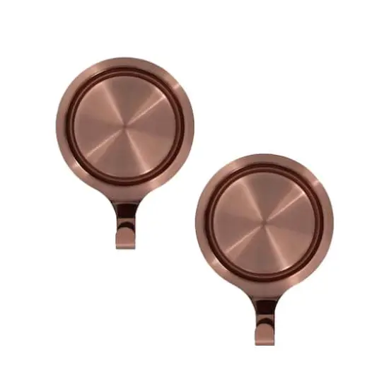 Haute Decor Attract&reg; Pinch-Free Magnetic Wreath Hangers, 2ct. Brushed Copper {1}