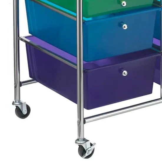 Multicolor 12 Drawer Rolling Cart by Simply Tidy&trade; {3}