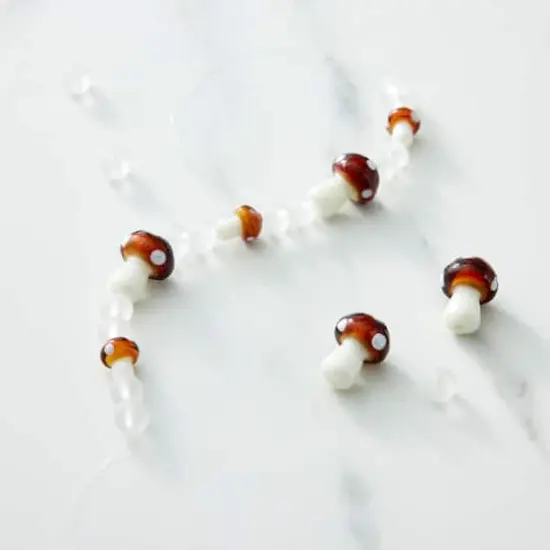 Mushroom Glass Beads by Bead Landing&trade; {3}