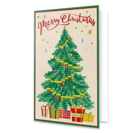 Diamond Dotz&reg; Merry Christmas Tree Diamond Painting Kit {1}