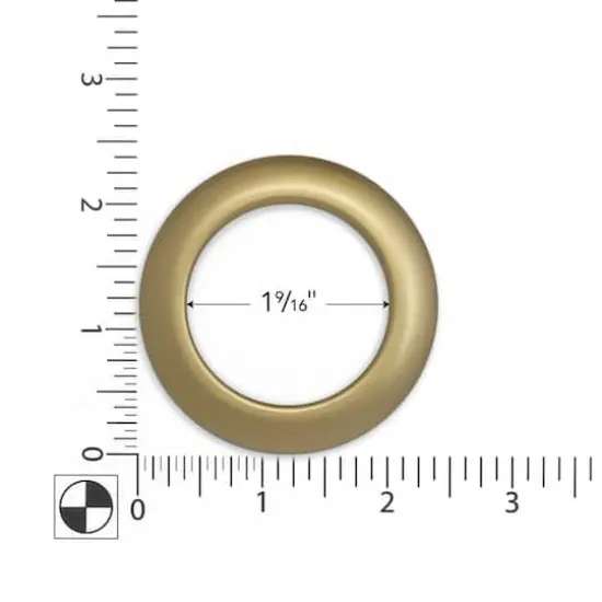 Dritz&reg; Home 1.562" Curtain Grommets, 8ct. Brass {5}