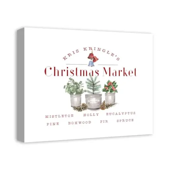 Kringle Christmas Market Canvas Wall Art {3}