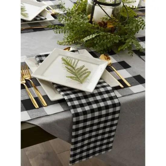 DII&reg; Black & White Gingham Napkin, 4ct. {8}