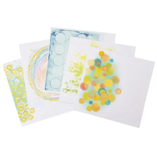 Vicki Boutin Print Shop Painted Backgrounds Mixed Media Paper Pad, 12" x 12" {3}