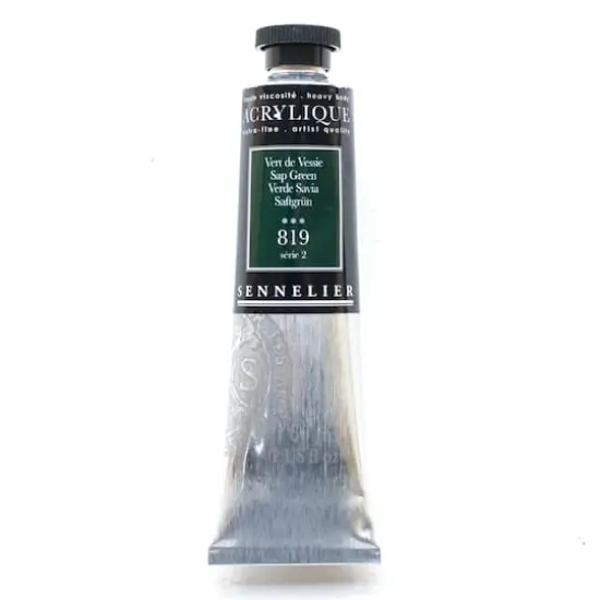 Sennelier Extra Fine Artists' Acrylic Paint, 60mL 819 Sap Green {1}