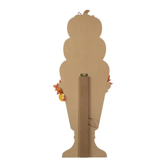 Glitzhome&reg; 36" Fall Wood Stacked Pumpkin Urn Porch D&eacute;cor {8}