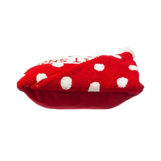 Glitzhome&reg; Hooked 3D Snowman Pillow Set {8}