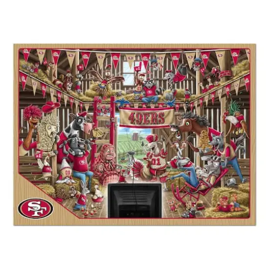 NFL Barnyard Fans 500 Piece Puzzle San Francisco 49ers {5}