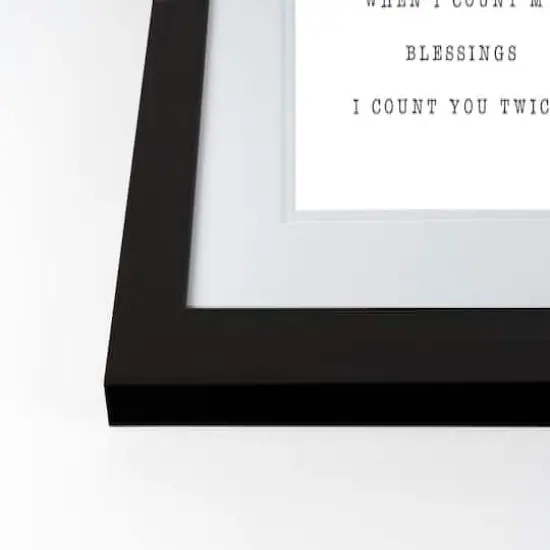  Blessings Fall Print in Black Frame {3}