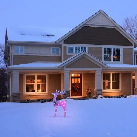 Mr. Christmas 3ft. Outdoor Animated Fiber-Optic Reindeer {4}