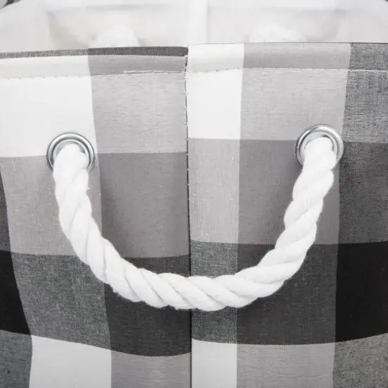 DII&reg; Large Tri Color Rectangular Bin Black {6}