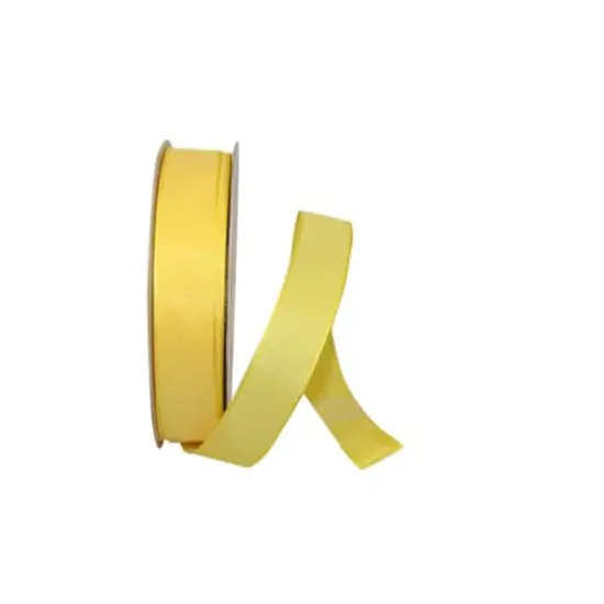 Reliant 7/8" x 50yd. Linen Touch Mono Solid Ribbon Lemon {1}