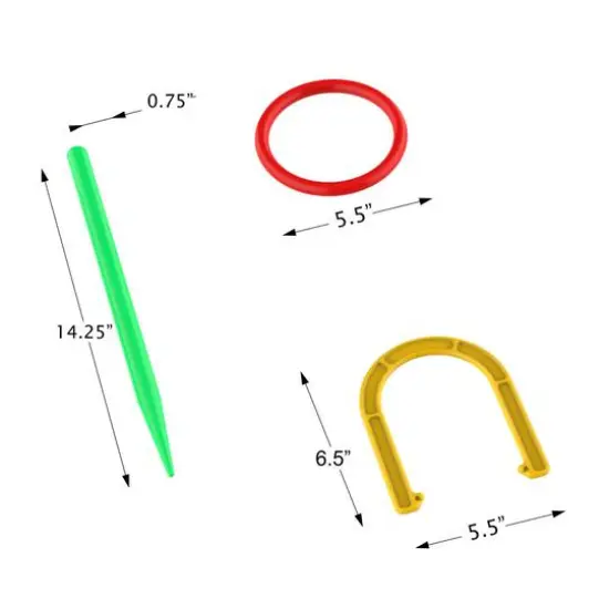 Toy Time 2-in-1 Horseshoe & Ring Toss Set {3}