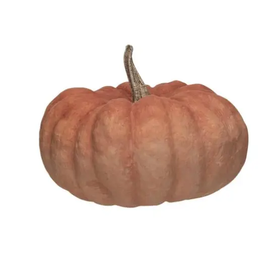 Hello Honey&reg; 5.75" Orange Pumpkin with Stone Powder Finish {1}