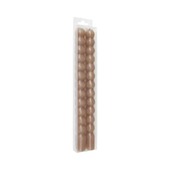 10" Unscented Bubble Taper Candles, 2ct. by Ashland&reg; Brown {3}