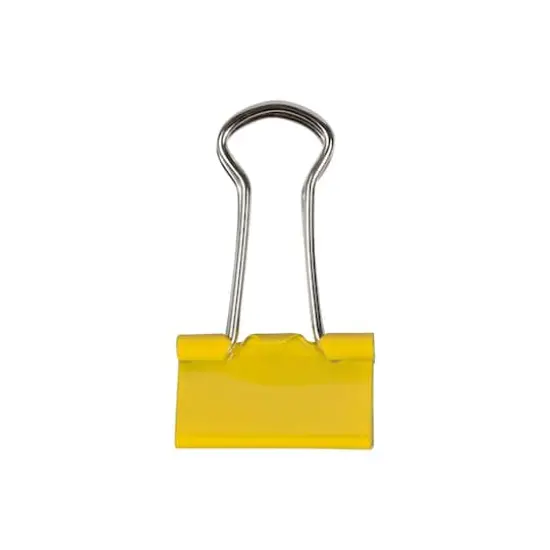 JAM Paper 3/4" Binder Clips, 25ct. Yellow {4}