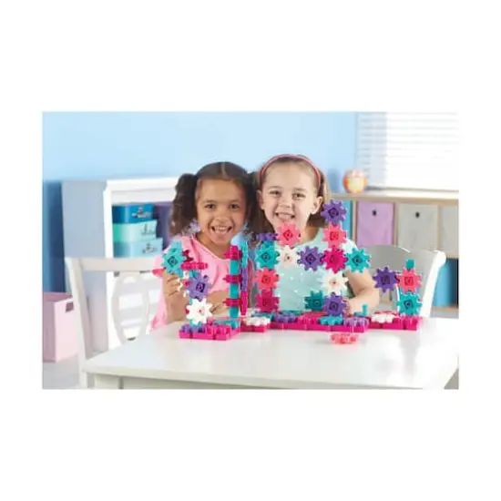 Learning Resources&reg; Gears! Gears! Gears! 100-Piece Deluxe Pink Building Set {7}