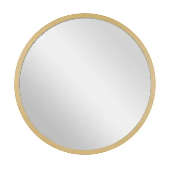 Gold Contemporary Wall Mirror, 42" x 2" x 42" {1}