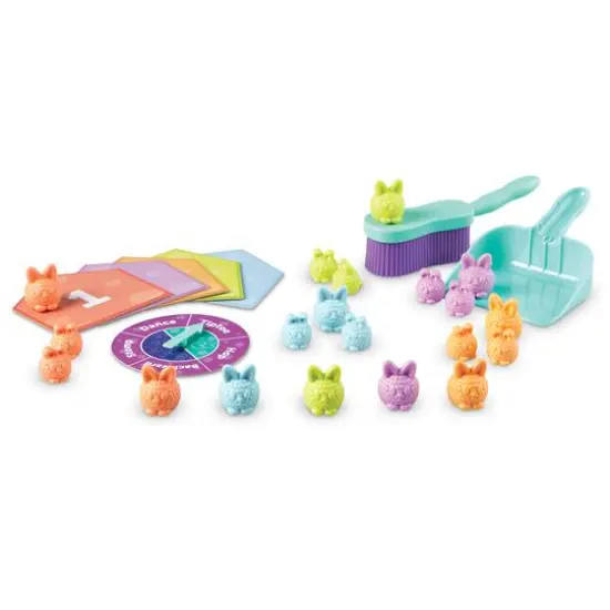 Learning Resources Count & Clean Dust Bunnies Gross Motor Game {3}